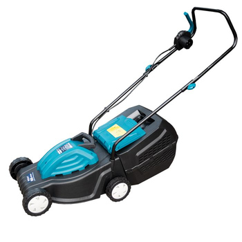 Мощная газонокосилка электрическая PROFI-TEC LM3316 COMFORT: 1600 Вт, шир. 33 см, 35 л, площадь 400 м²