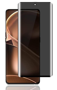 Защитное стекло DK для Xiaomi Redmi Note 13 Pro+ | 3D Антишпион Full Glue (020542) (black)