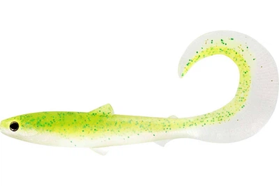 Силикон Westin BullTeez Curltail Box 8см 3г 1шт, цвет: Sparkling Chartreuse (4312012015)