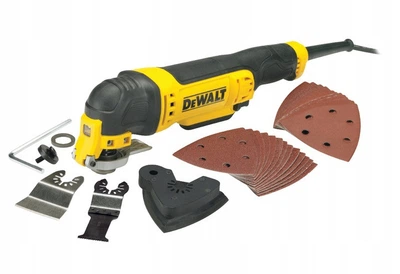 Сетевой многофункциональный универсальный инструмент DeWALT DWE315: 300 Вт, колебания 0–22 000 об/мин, амплитуда 4 мм
