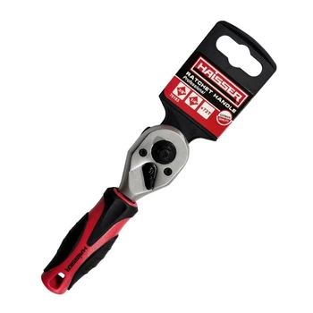 Трещотка с храповым механизмом HAISSER 70183 двухсторонняя 1/4" на 3/8"