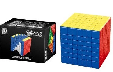 Meilong V2 Magnetic 7x7 Cube | Кубик Рубіка 7х7 магнітний без наліпок МоЮ