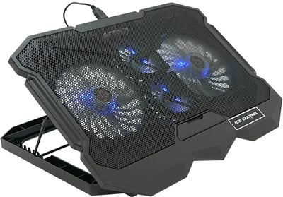 Охлаждающая подставка для ноутбука Ice Coorel K22 10-17" Black (YT35660)