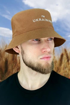 Панама мужская Braxton I`m Ukrainian 56-60 Кемел