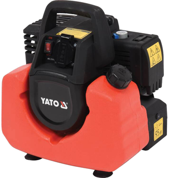 Бензиновий інверторний генератор струму YATO 800/880 Вт 230 В 0.75 л/год 3.5 л (YT-85481)