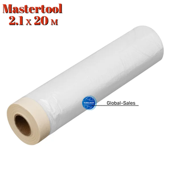 Пленка защитная с малярной лентой Mastertool 2.1 х 20 м (79-9002)