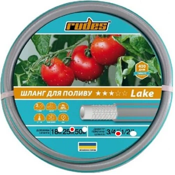 Шланг для полива Rudes 3* Lake 3/4", d 19 мм, L 18 м, 4 бар, 3 слоя, армировка