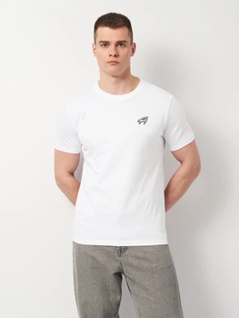 Футболка хлопковая мужская Tommy Hilfiger 11440.2 S Белая (smt2000000027050)