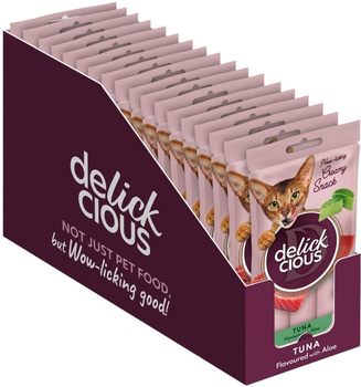 Кремовое лакомство Delickcious Тунец с алоэ 4 х 15 г 18 шт. (D6251104)