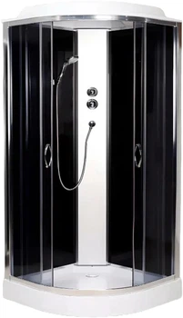 Гідромасажний бокс AQUASTREAM GLS 90 Black Low з протиударним піддоном