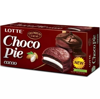 Тістечко шоколадне Choco Pie Какао LOTTE 168г