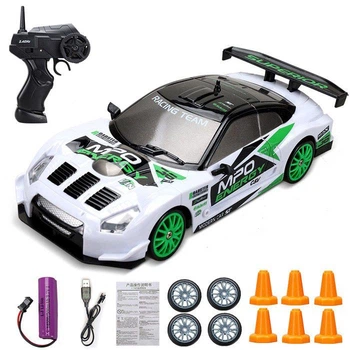 Радиоуправляемая машинка для дрифта 1:24 Nissan Skyline GT-R 4WD, белая