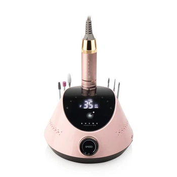 Фрезер Bucos Nail Drill X2 Pro Blush Pink 65W 35 000 об+6 улучшених фрез