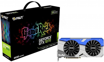 Відеокарта Palit GeForce GTX 1070 GameRock (NE51070T15P2-1041G)