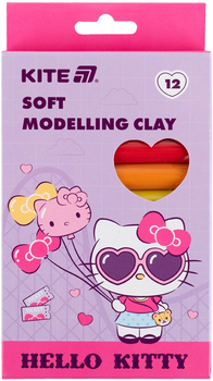 Пластилін восковий Kite Hello Kitty 12 кольорів 200 г (HK25-086)