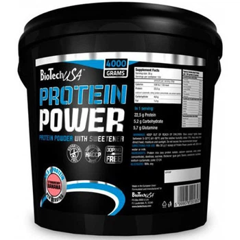 Протеїн BioTech Protein Power 4000 грам Полуниця-банан (101746-2)