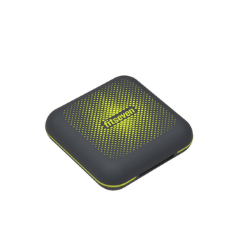 Кейс для капсул Fitseven TP005GY, графітовий з жовтим
