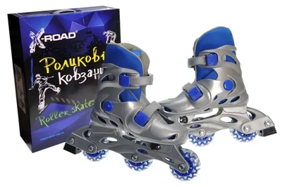 Детские роликовые коньки X-Road раздвижные S 31 34 синие
