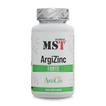 Аргинин + Цинк, АргиЦинк, MST ArgiZinc Forte (60 капс)
