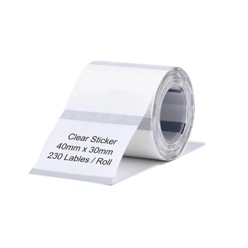 Етикетки NIIMBOT TT40*30-230 Clear For B1/B21/B3S (A2G88318801)