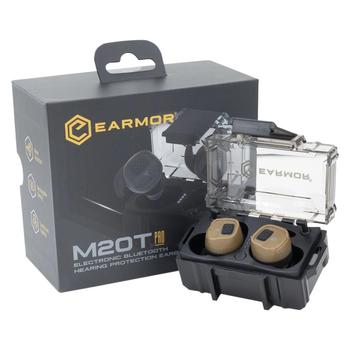 Беруші Активні з Блютуз Earmor M20T Pro Койот (NRR 30) (12394)