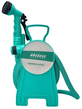 Шланг поливной на катушке Garden Hose 10 м с распылителем Зеленый (127-14-17090)