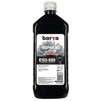 Чернила Barva EPSON L1110/L3100 (103) 1л BLACK