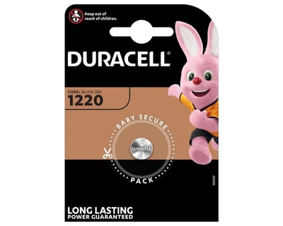 Батарейка літієва DURACELL CR1220, на блістері 1шт