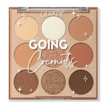 Палетка теней Colourpop Going Coconuts 9 оттенков 9 гр