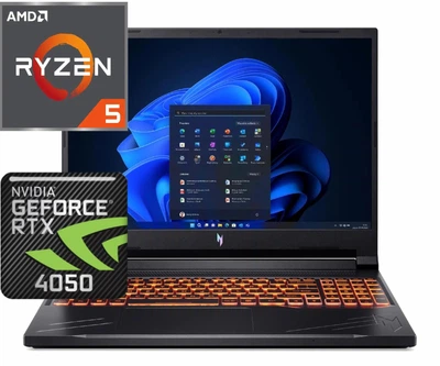 Ноутбук (2024) for gaming Acer Nitro V16 R5-8645HS/ 32GB / 512GB/ Win11x Licensed/ RTX4050 / 16" 165Hz