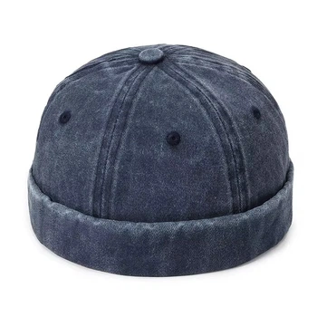 Docker cap Кепка докера бени без козырька. Унисекс. Размер унивесальный, синий