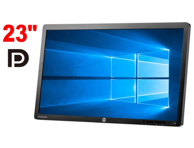 Монитор Б-класс HP EliteDisplay E231 / 23" (1920x1080) TN / 1x DP, 1x DVI, 1x VGA, 2x USB 2.0 / VESA 100x100 / Pivot / Без подставки б/у