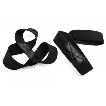 Лямки атлетические для турника и перекладины EasyFit EF-0036 черные