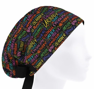 Медицинская шапочка женская HeadwearUniverse универсальная принт Урология