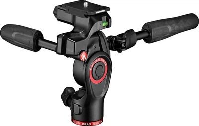 3-осевая штативная голова Manfrotto Befree MH01HY-3W Black-Red Б/В