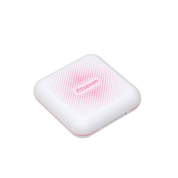 Кейс для капсул Fitseven UZSPACE TP005WP, білий з ромбами