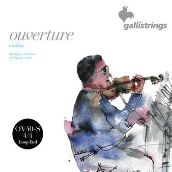 Струни для скрипки Gallistrings OV40LP-S, 4/4 Ouvertune, MEDIUM, Synthetic