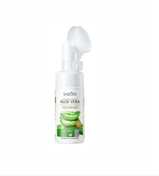 Зволожуюча пінка-мус з алое вера Sadoer Aloe Vera Refreshing Cleansing Face Mousse