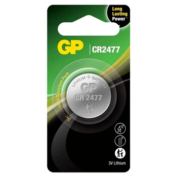 Батарейка литиевая GP CR2477 (GPCR2477E-CPU1), 3V, блистер 1шт