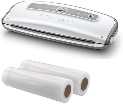 Вакуумний пакувальник FoodSaver Зварювальна машина próżniowa FFS014X + 2 Ролики folii FSR2802X