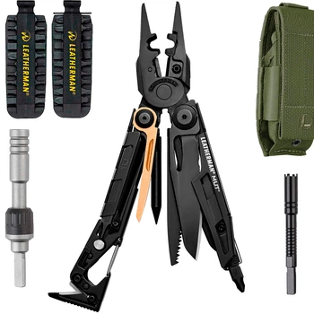 Набор Мультитул Leatherman Mut EOD Black 833119 + Трещотка Leatherman 931030 + Комплект бит Bit Kit 2 половины