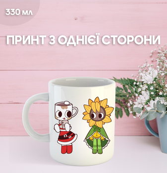 Кружка В Мире Дэнди (Денди) Roblox Dandy's World с принтом керамическая чашка 330 мл Uk_706