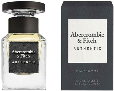 Туалетна вода для чоловіків Abercrombie & Fitch Authentic Men 30 мл (85715166036)