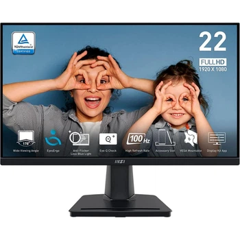 Монитор 21.45" MSI PRO MP225V (9S6-3PE0CM-001) 1920x1080 (FullHD) VA 100 Hz