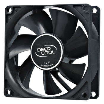 Кулер для PC DeepCool XFAN 80 (DP-FDC-XF80), 80×80×25 мм, 1800 об/мин, гидродинамический подшипник, Molex, черный