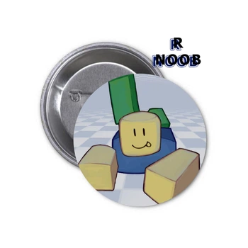 Значок Noob Roblox Нуб Роблокс #04