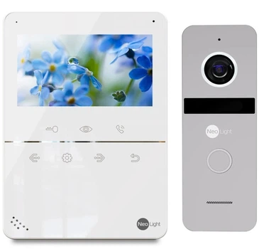 Комплект видеодомофона Neolight Tetta Kit SIlver