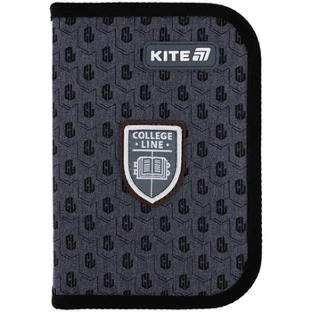 Пенал без наповнення Kite College Line Boy 622, 1 відділення, 2 відвороти (K25-622-2)