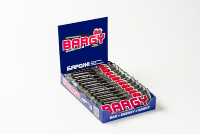 Упаковка батончиків BARGY МАЛИНОВИЙ ВИБУХ 12 шт. х 40 г