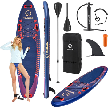 Надувна SUP дошка TSUNAMI 350 см з веслом Wave (P-5907739314246)